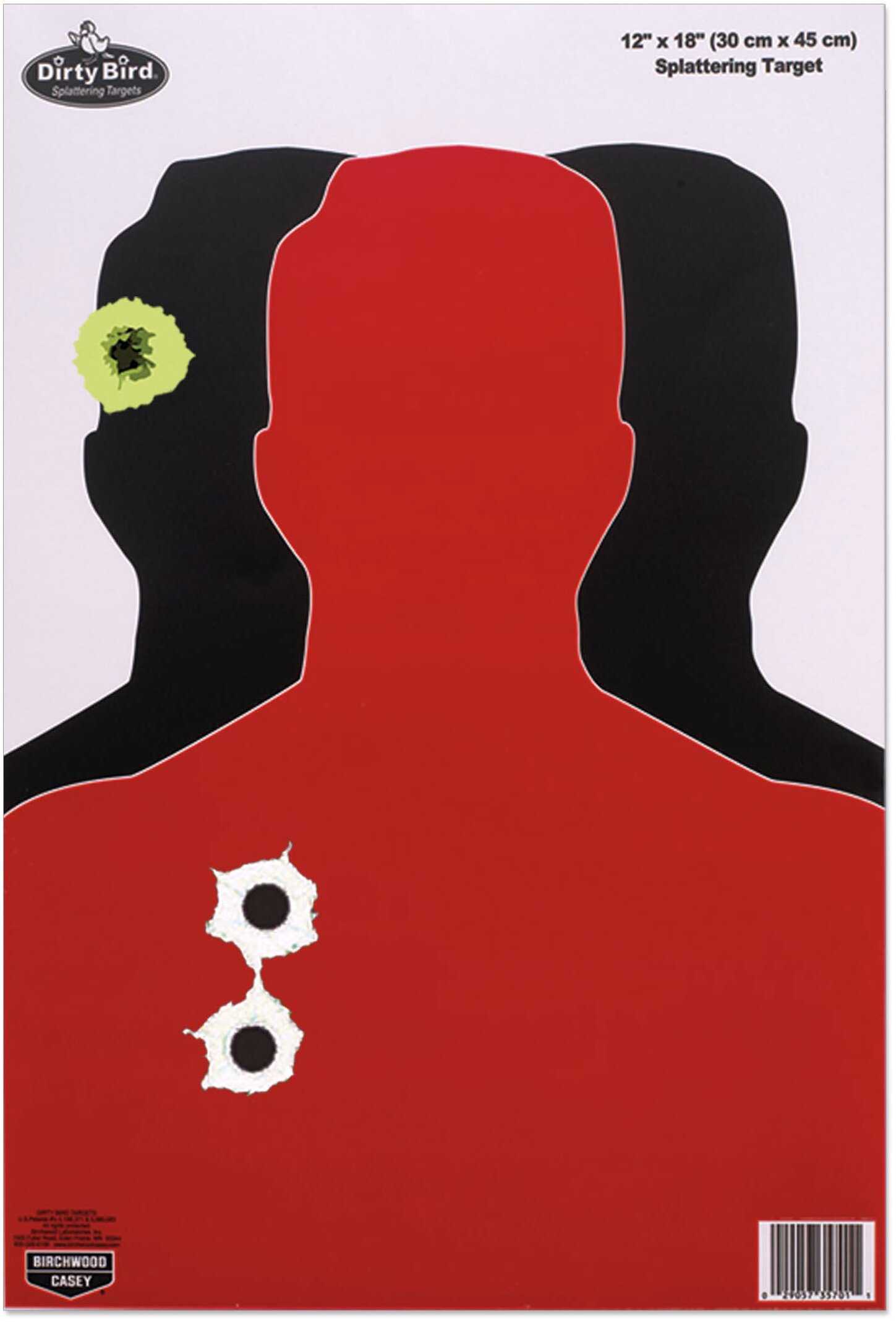 BC DIRTY BIRD 12" X 18" SIL. II 8PK