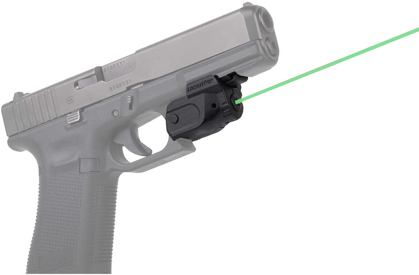 LaserMax Lightning Rail Mounted GripSense Technology Fits Firearm with at Least 1" Black Finish Green