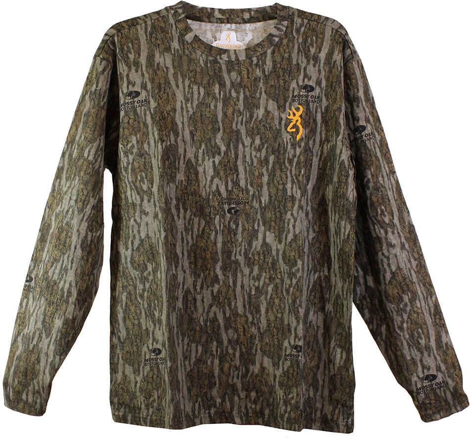 BRN TEE LS WASATCH MOBL SMALL