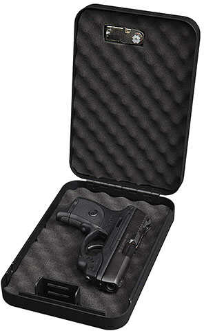 Bulldog Personal Vault with Key Lock Black 9x6.5x2 in. Model: BD1121
