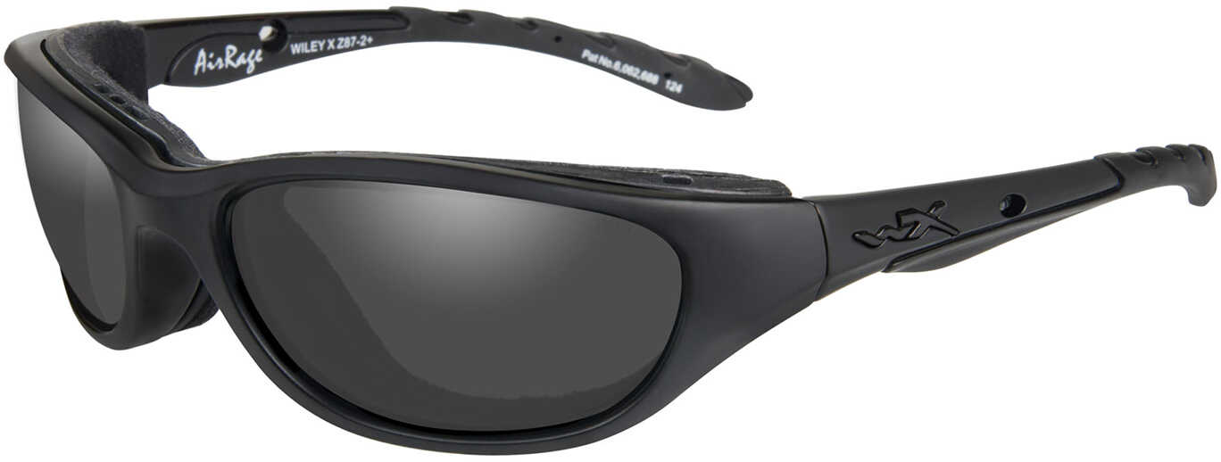 Wiley X Airrage Black Ops Sunglasses - Smoke Grey Lens Matte Frame