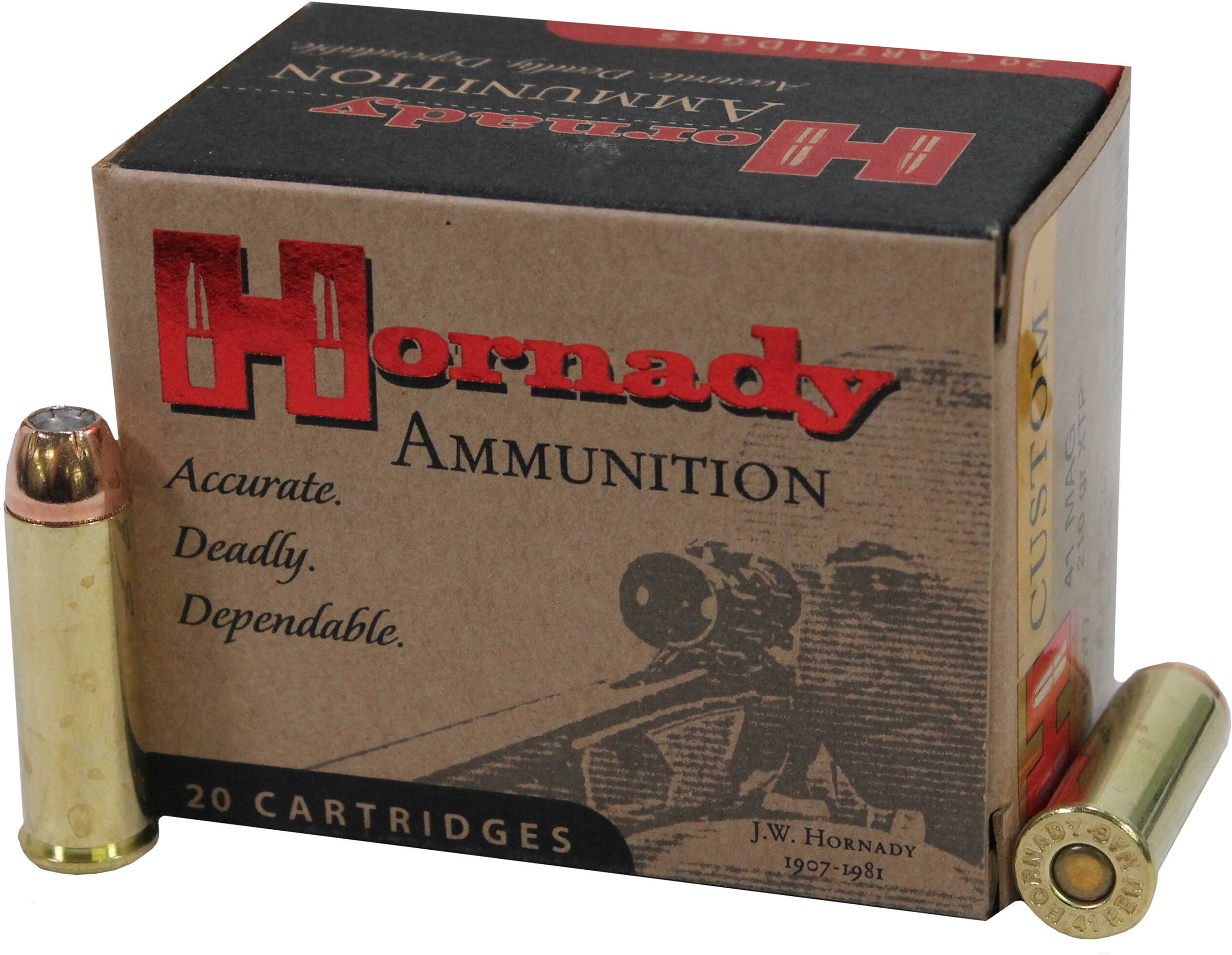 41 Rem Mag 210 Grain Hollow Point 20 Rounds Hornady Ammunition 41 Remington Magnum