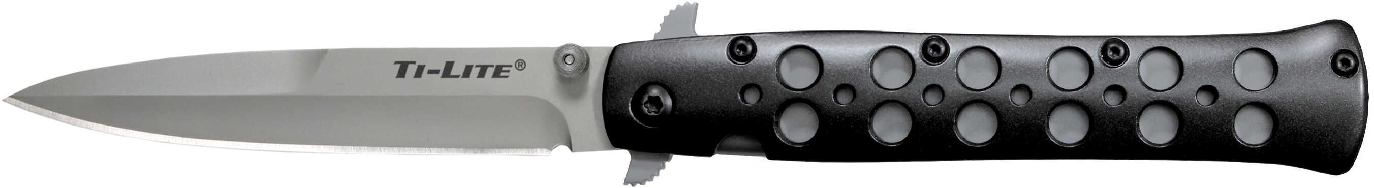 Cold Steel Ti-Lite Folding Knife CPM-S35VN Plain Edge Spear Point Aluminum Handle 4" 26B4