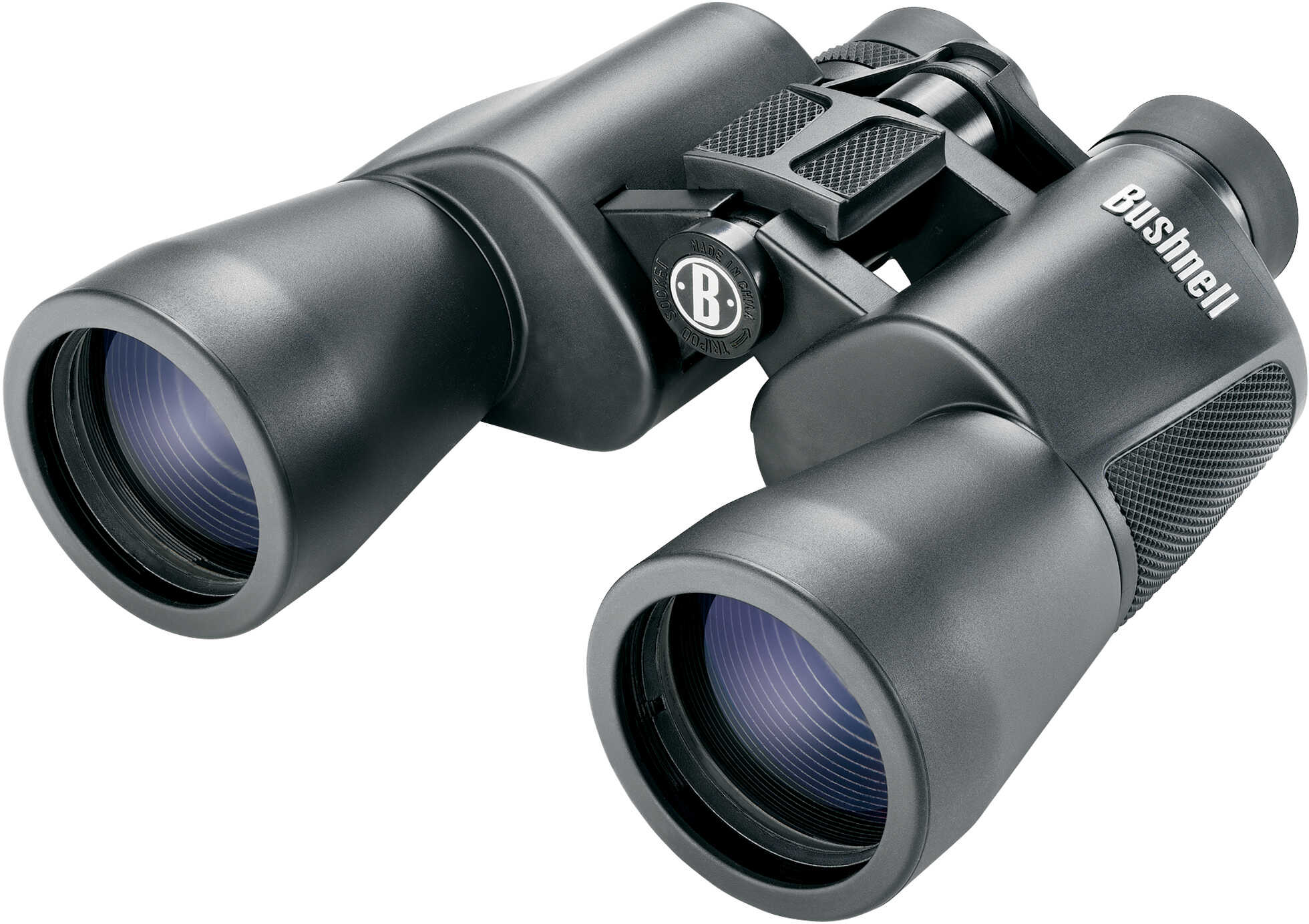 Bushnell Powerview Binocular - 12x50mm Bk-7 Porro Prism Black Matte