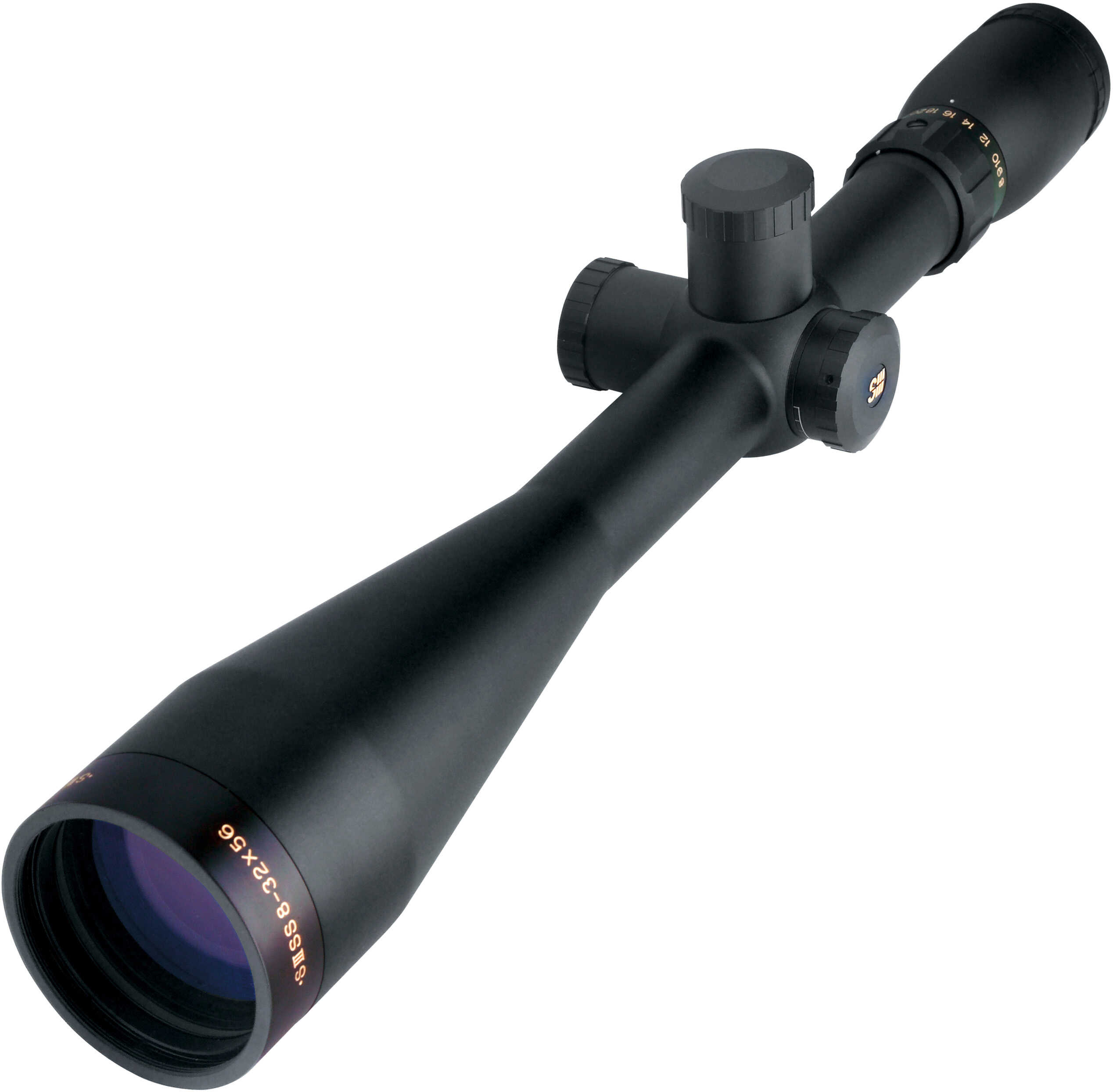 Sightron SIIISS 8-32x56mm Long Range With Fine Crosshair Reticle Matte Finish