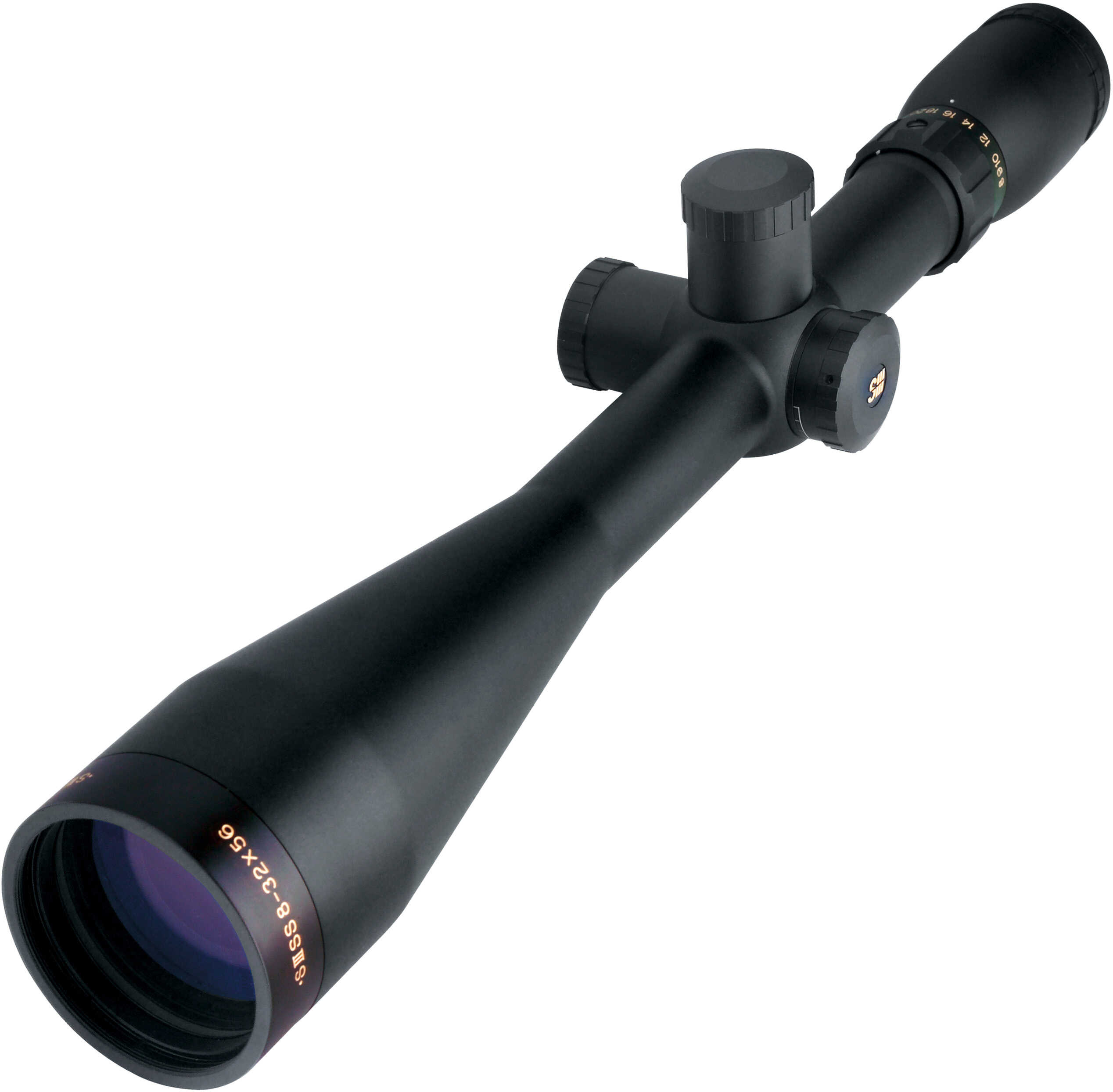 Sightron SIIISS832X56LRTD/TDT Riflescope 8-32x56mm 30 mm Tube Dot Reticle Model: 25147