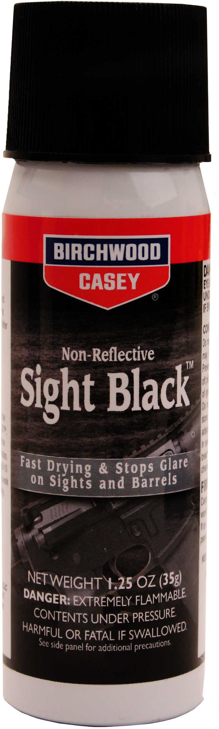 Birchwood Casey Sight Black Aerosol 1.25oz 12 Pack Can BC-33915