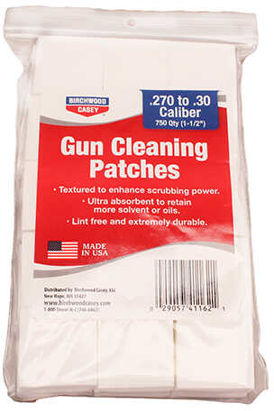 BC 1.5" SQ PATCHES .26 - .30 750PK