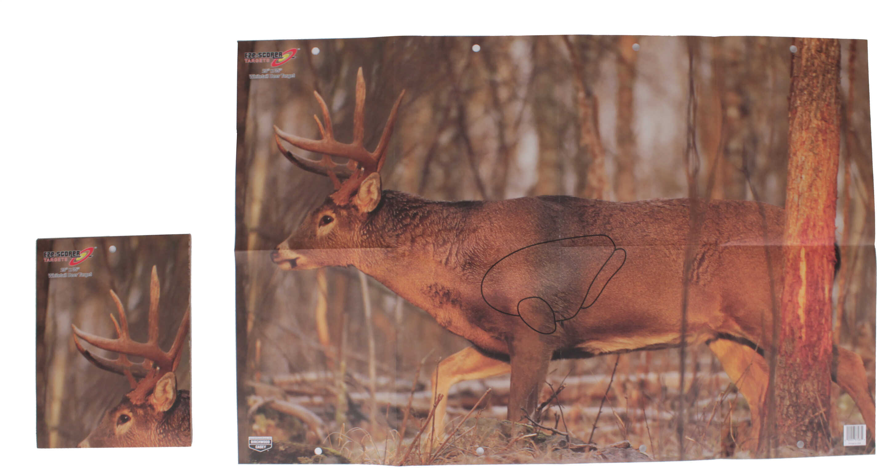 Birchwood Casey Eze-Scorer Targets Whitetail Deer 23"x35" 2/Pack