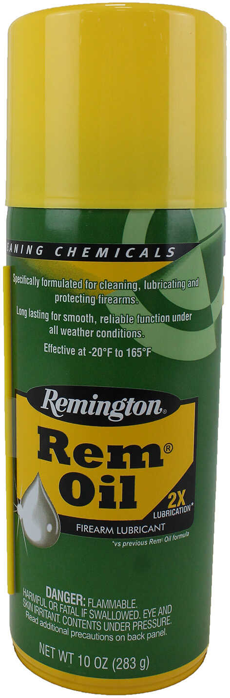 Remington Oil 10 Oz Aerosol Cleans Dirt & Grime From Exposed Metal Surfaces While displacing Non-Visible Moisture Fr