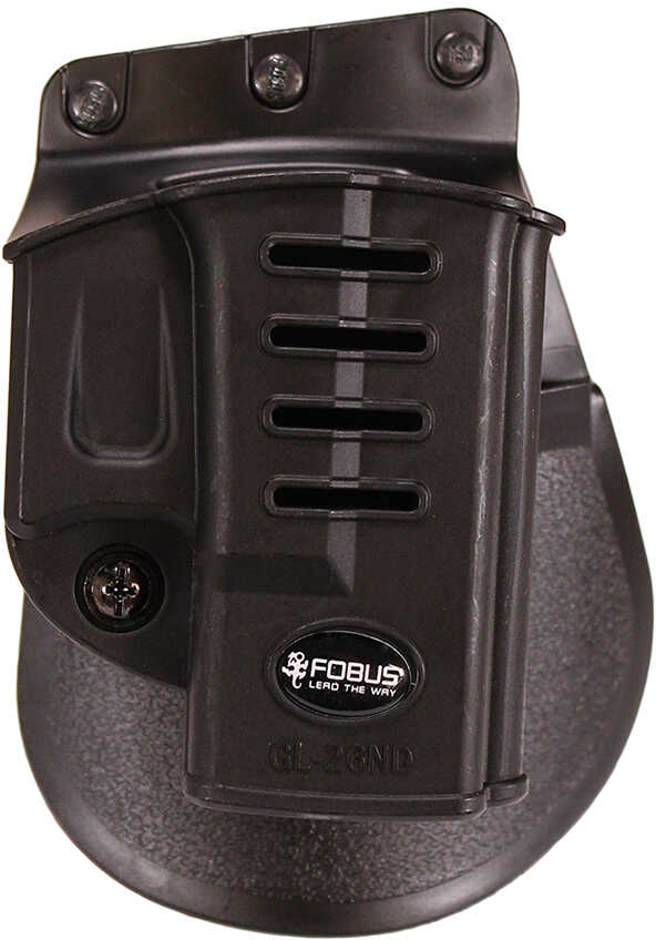 Fobus E2 Paddle Holster Fits Glock 26/27/33 Right Hand Kydex Black GL26ND