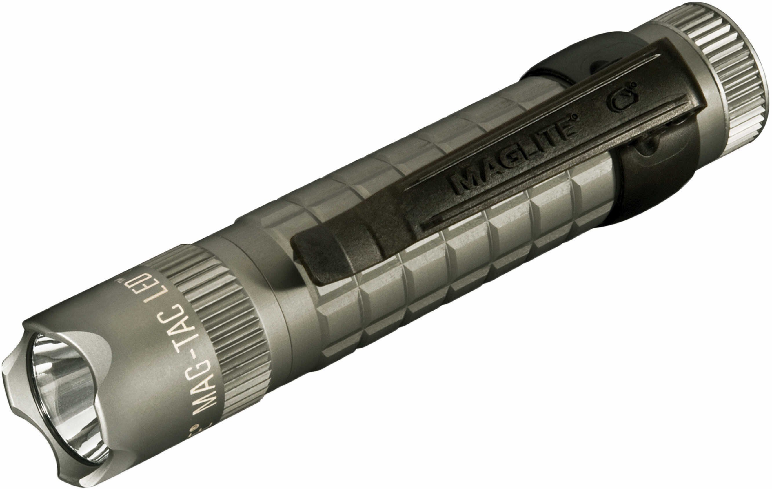 Maglite Mag-Tac CR123 Flashlight Crowned-Bezel Urban Gray