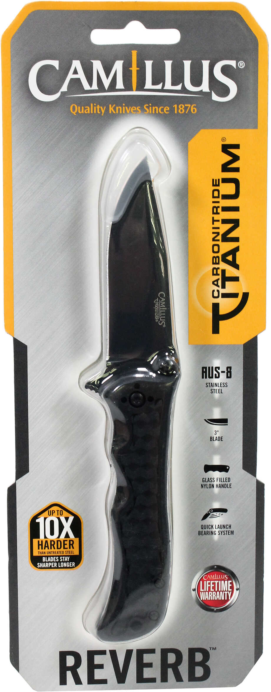 Camillus Reverb 6.75 inch Folding Knife 3 Blade
