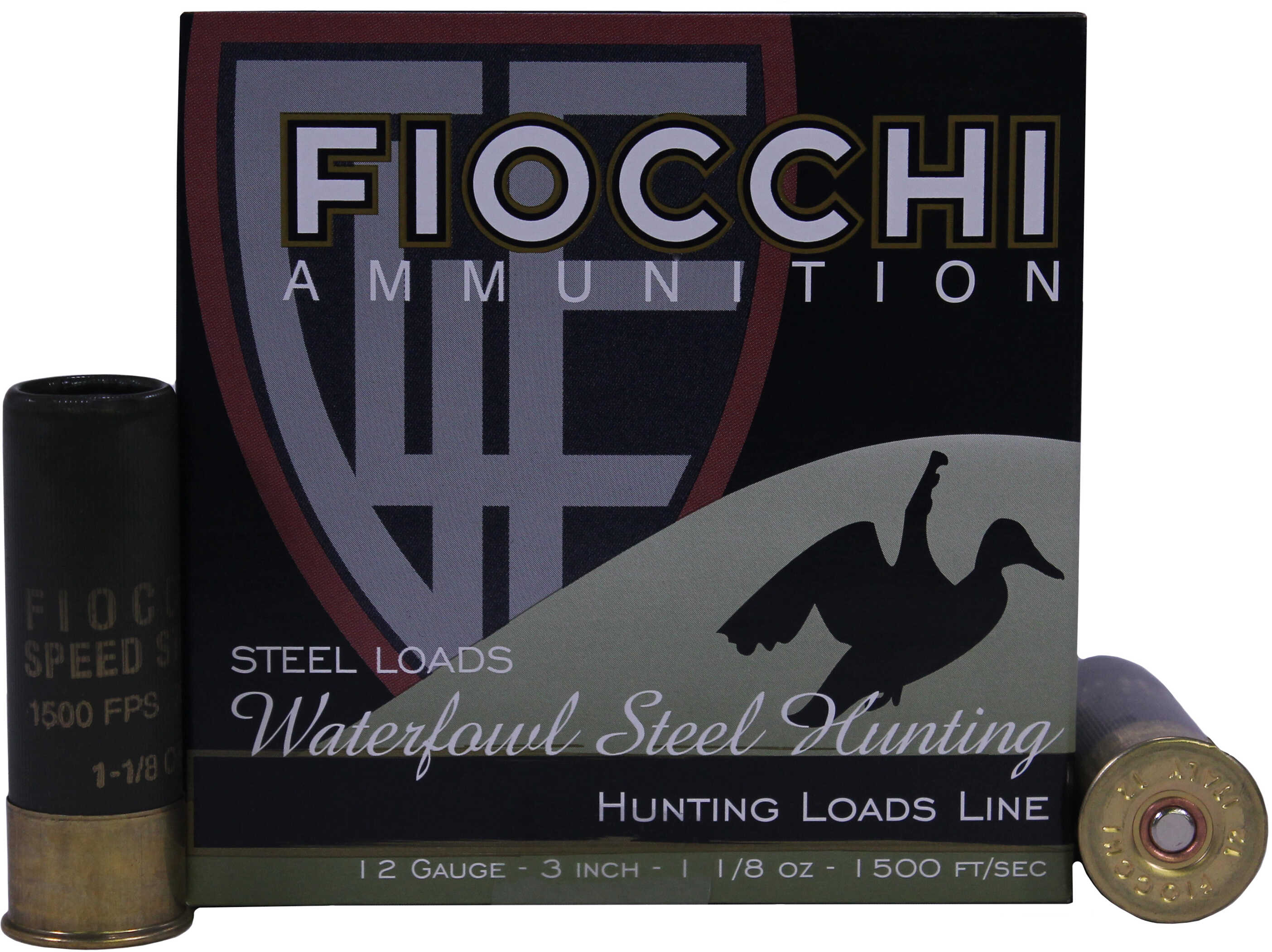Fiocchi Flyway Shotgun Loads 12 ga. 3 in. 1 1/8 oz. 1500 FPS 2 Shot 25 rd. Model: 123ST2
