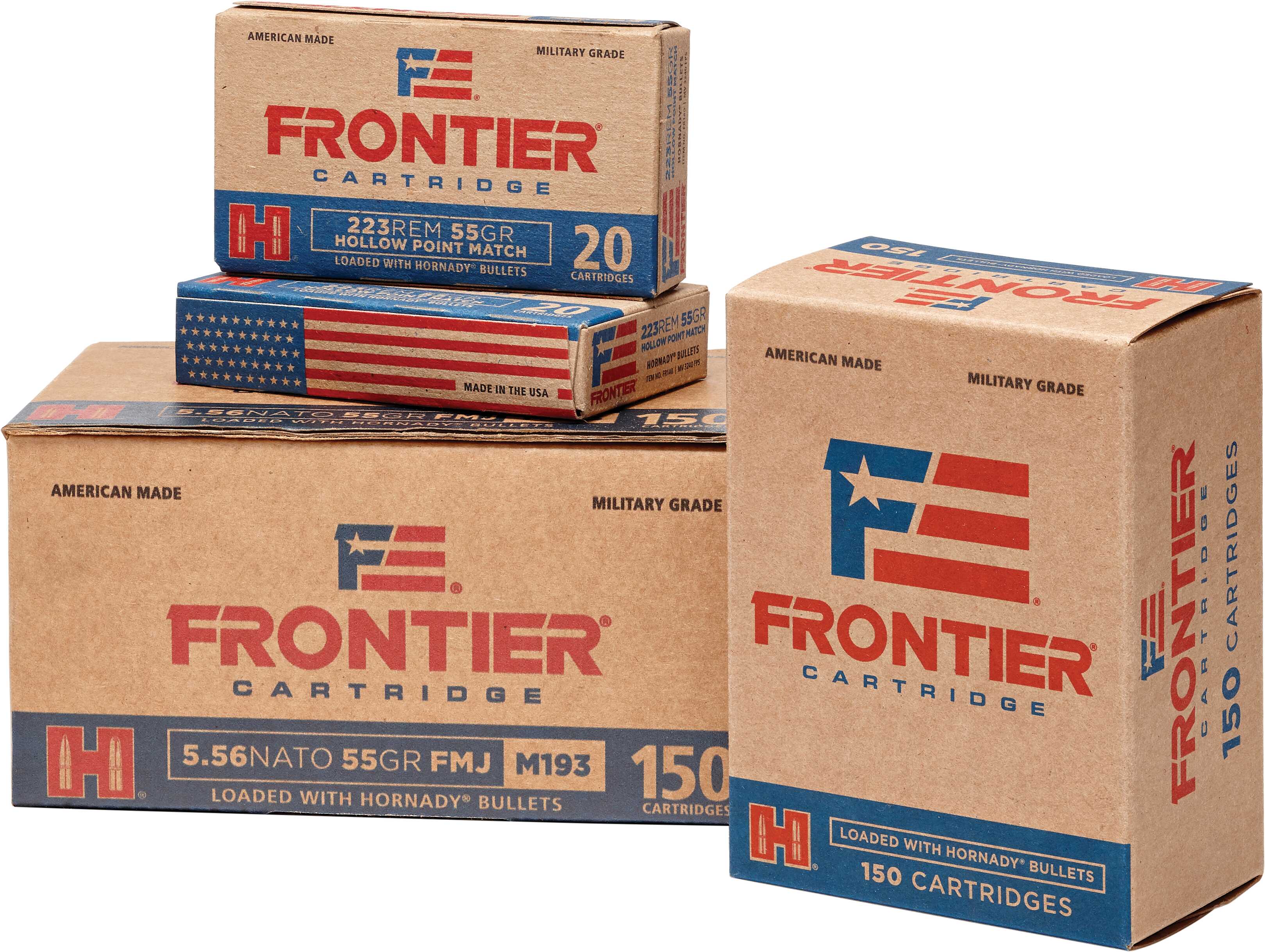 5.56mm Nato 68 Grain Jacketed Hollow Point 20 Rounds Hornady Ammunition