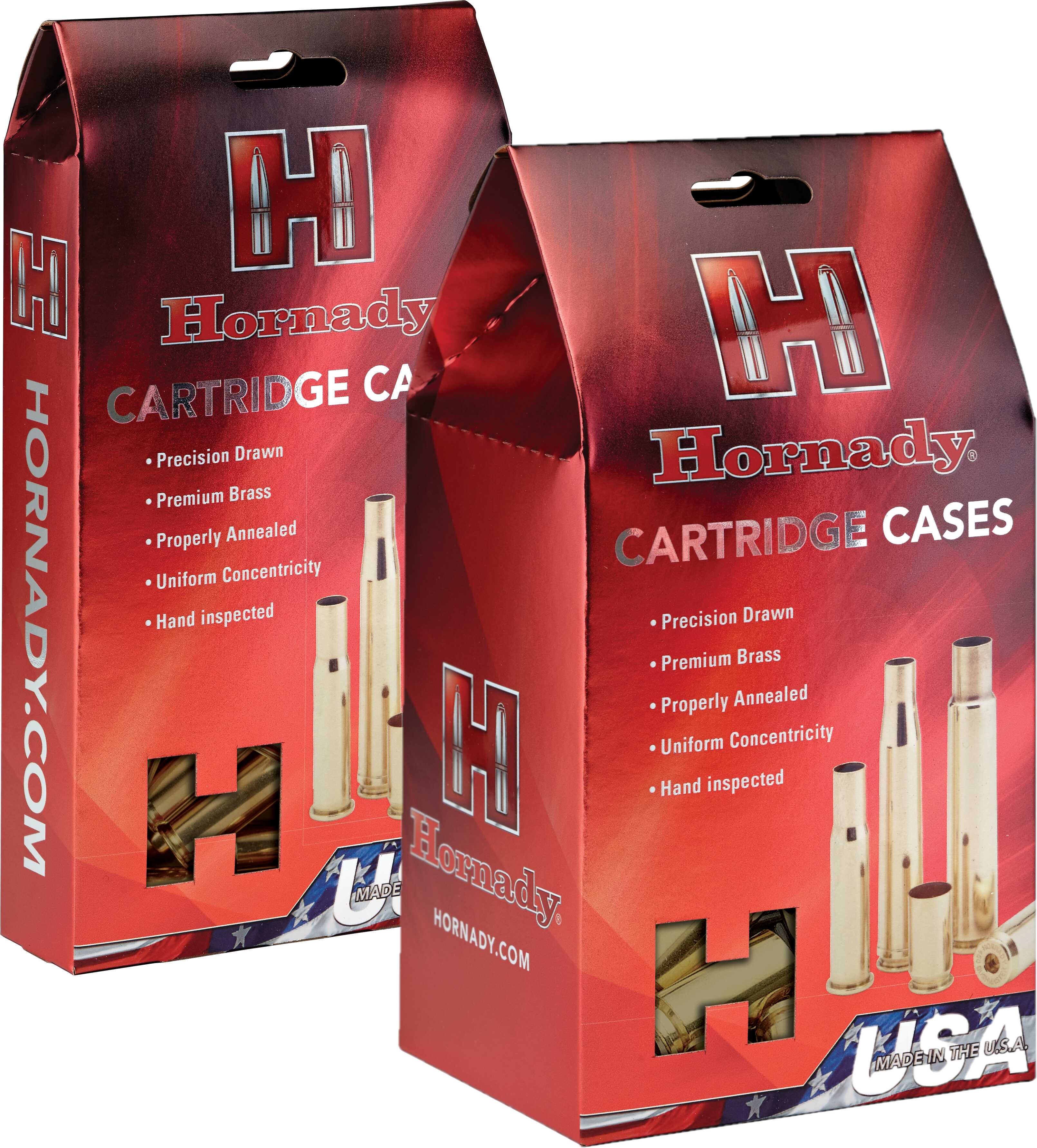 Hornady Unprimed Brass Rifle Cartridge Cases .30 Nosler 20/Rd