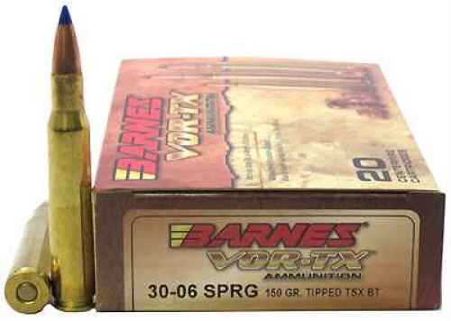 30-06 Springfield 150 Grain Ballistic Tip 20 Rounds Barnes Ammunition