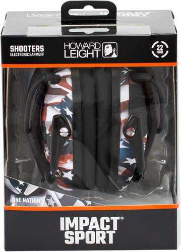 LeightImpact Sport One Nation Flag Electronic Earmuff