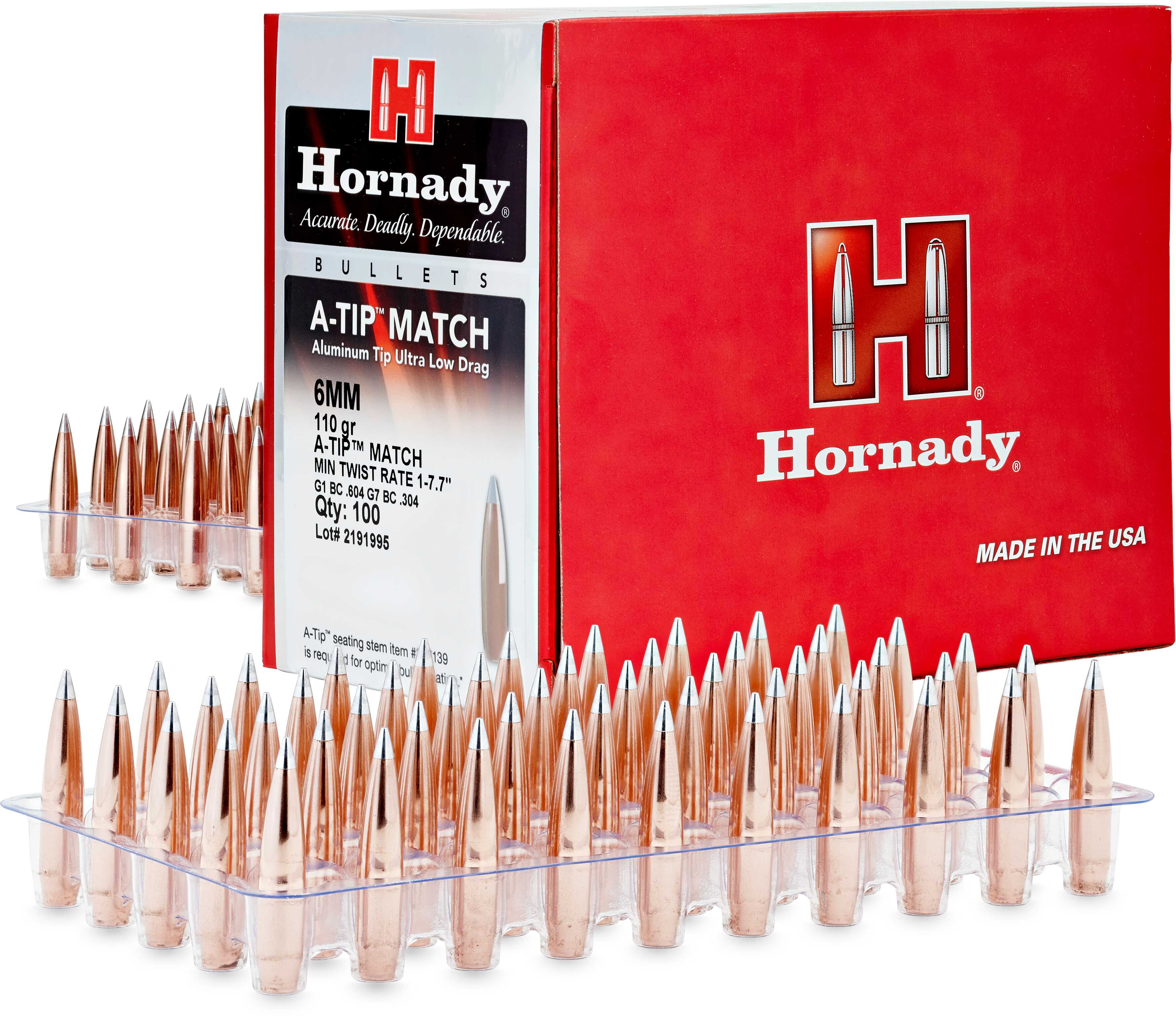 Hornady 375 Caliber .375 Diameter 390 Grain A-Tip Match 25 Count
