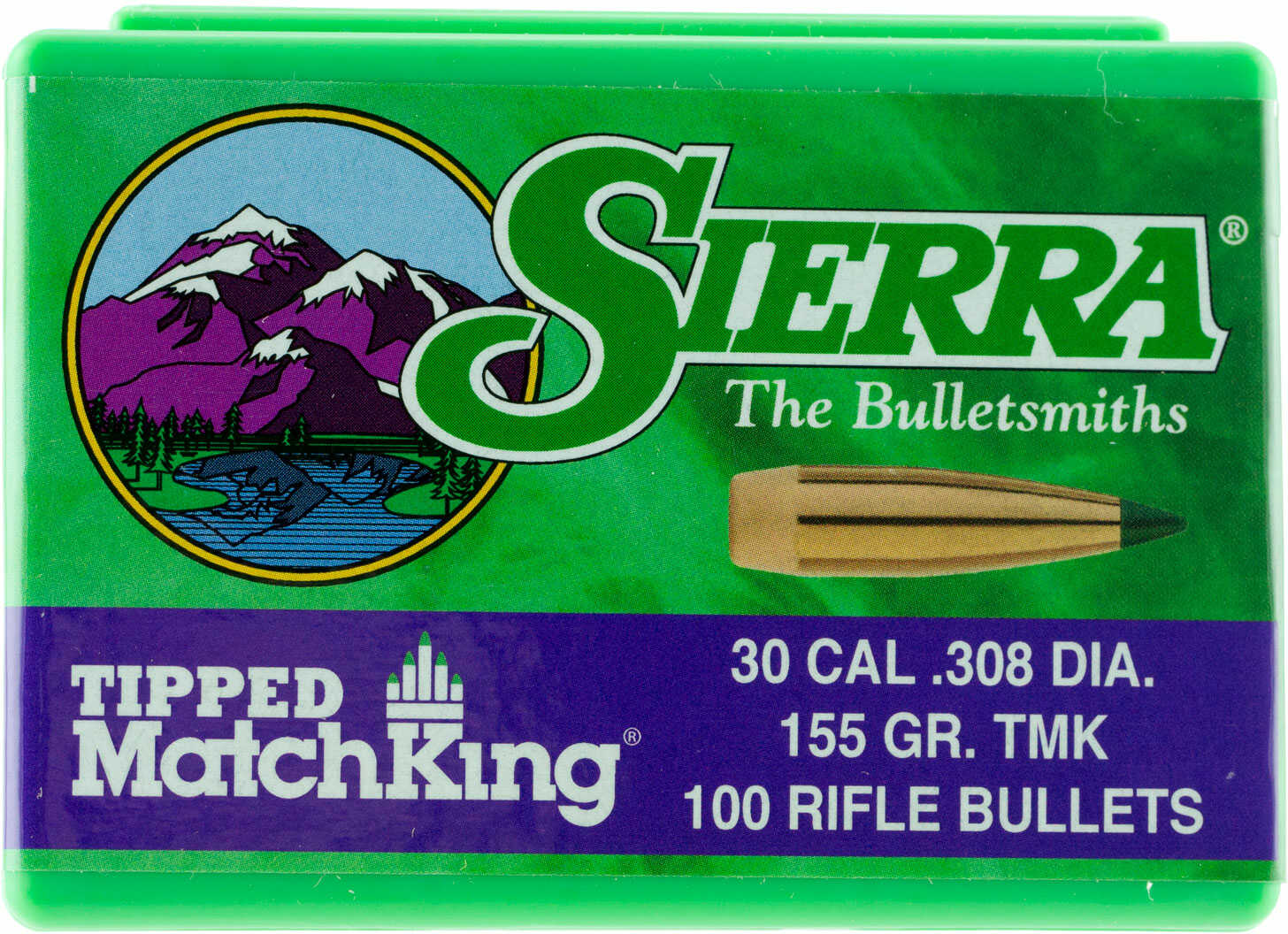 Sierra Tipped Matchking Rifle Bullets .30 Cal / 7.-img-1