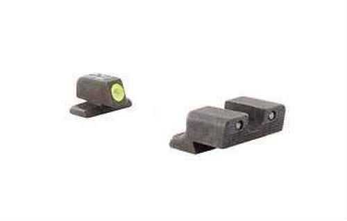 Trijicon SP101Y HD NS Springfield XD/XD(M) F/R Grn Tritium Yellow Front Outline                                         