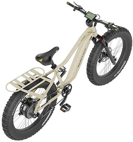 QuietKat Ranger Bike Sandstone Medium 5'6" to 6'/ Shimano 7-speed/750 Watt Hub-Drive Motor