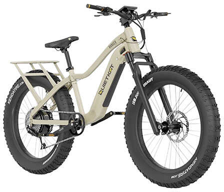 QuietKat Ranger Bike Sandstone Large 6'+/Shimano 7-speed/1000 Watt Hub-Drive Motor