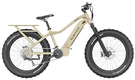 QuietKat Warrior Bike Sandstone Medium 56" to 6/ SRAM 8 Speed/750 Watt Mid-Drive Motor/20 mph