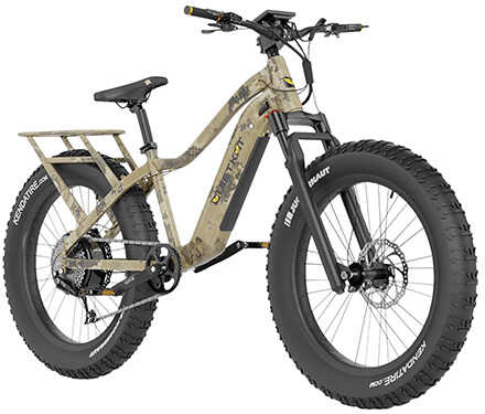 QuietKat Ranger Bike Veil Poseidon Camo Medium 5'6" To 6'/Shimano 7-Speed/750 Watt Hub-Drive Motor