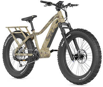 QuietKat Warrior Bike Veil Poseidon Dry Camo Medium 5'6" To 6'/SRAM 8 Speed/750 Watt Mid-Drive Motor/20