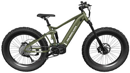 Quietkat Rubicon Bike Military Green Large 6'+ Sram 9-speed Ultra 1000w Mid-drive Motor