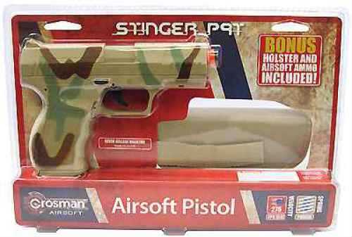 Crosman Stinger P9T Airsoft Pistol W/Holster 275Fps Spring 6mm