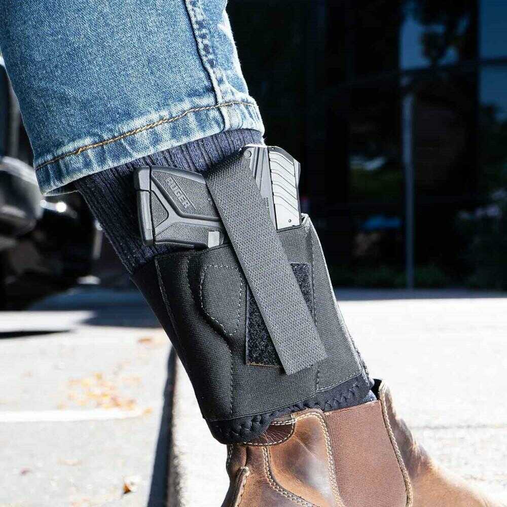 Galco Cop Ankle Band Holster With Adjustable Safety Strap & Thumb Break Md: Cab2M