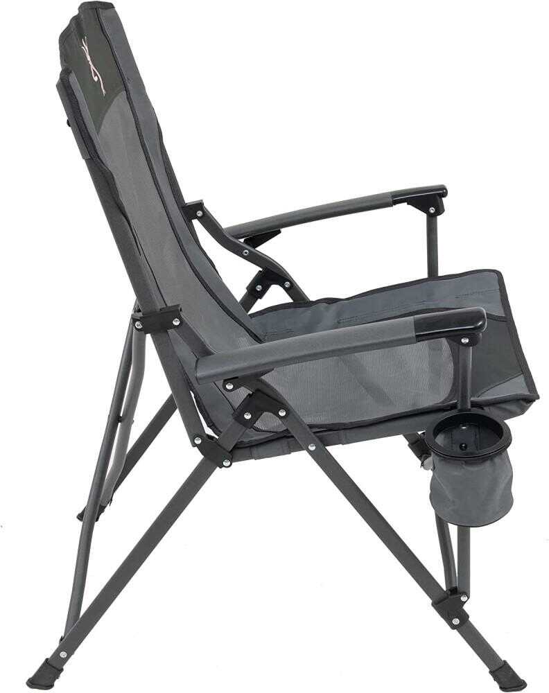 Alps Browning Fireside Camping Chair Charcoal/Grey-img-1