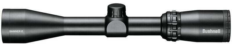 Bushnell Banner-2 Rifle Scope 3-9x40 1" SFP Doa Quick Ballistic Reticle Non Illum w Rings - Black