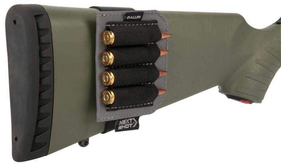Allen 8208 Next Shot Carrier Rifle .223 - 300 Win Caliber 4 Cartridges Black Silicone Band