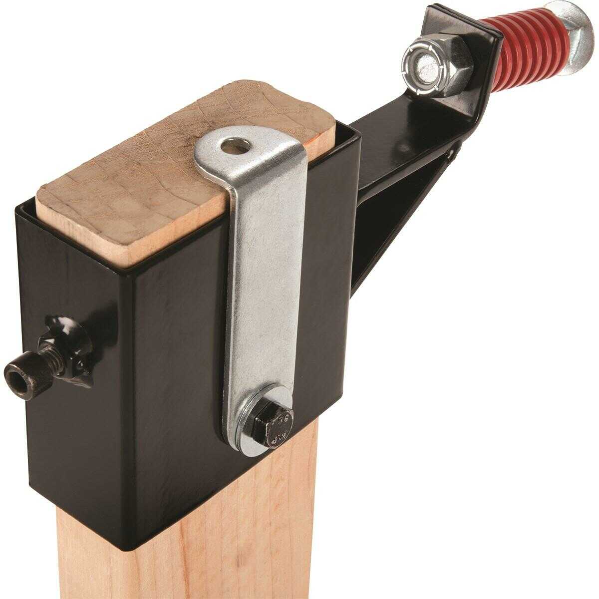 Ez-aim 15515 Gong Hanger Black Powder Coated Steel 5.50" Long Includes Hardware/recoil Spring