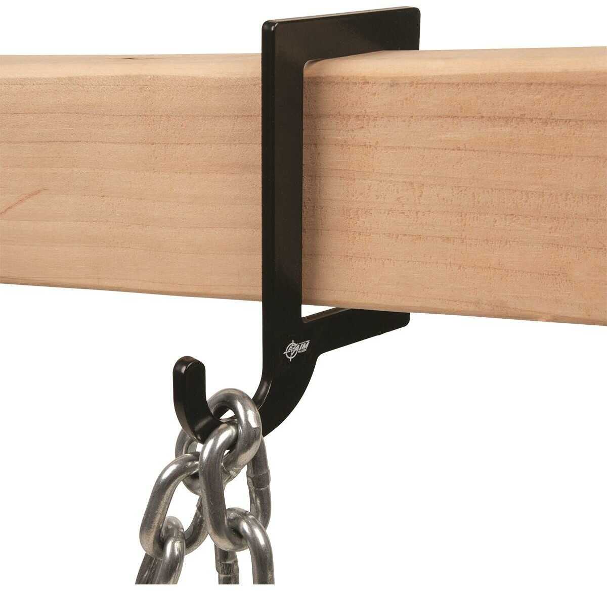 Ez-aim 15571 Target Hanging Hook Horizontal Black Powder Coated Steel 6" Long 2 Hooks
