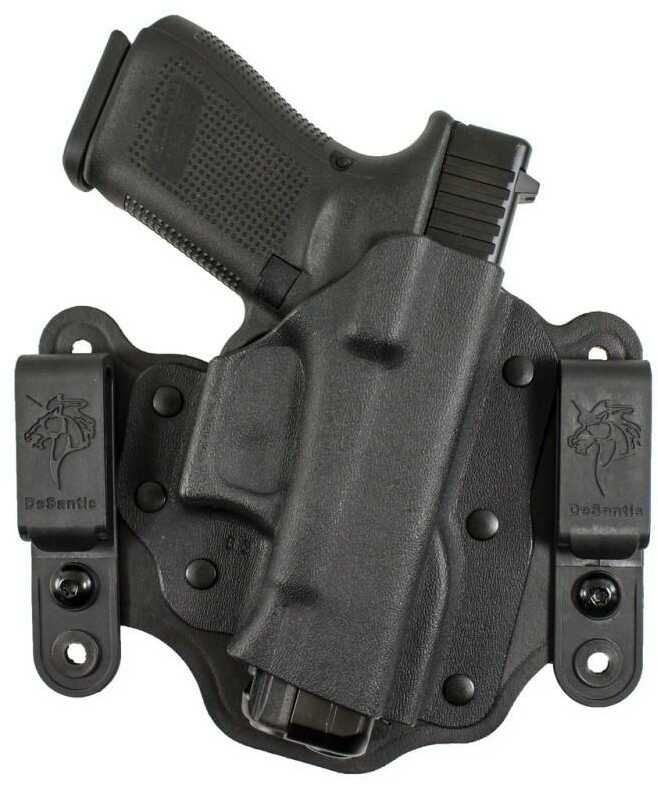 DeSantis Gunhide 176 Intruder 2.0 Holster Fits Glock 43 43X Right Hand Black Kydex 176KA8BZ0