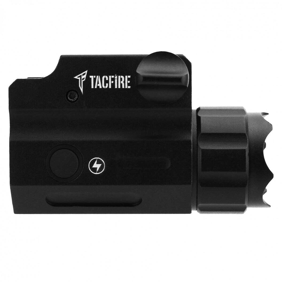 TacFire FLP360C Pistol Compact Size Clear 360 Lumens Black Aluminum