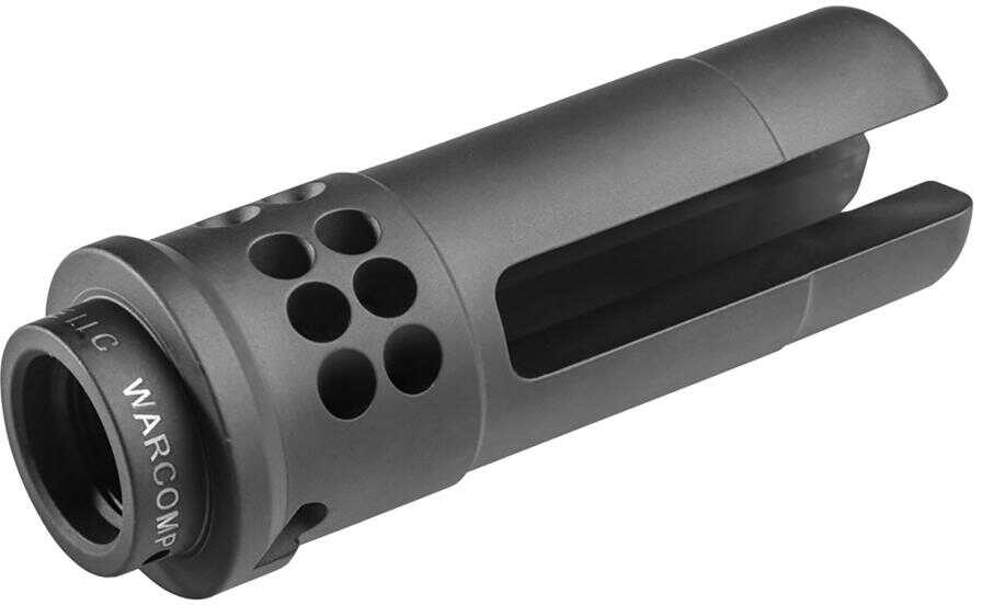 Surefire WARCOMP5561228 Open Tine Flash Hider 5.56mm 1/2"X28 tpi Black Stainless Steel