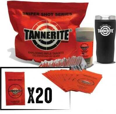 Tannerite 10 LB Gift Pack Pounds of 20 Load Your Own Targets Tumbler GPACK10