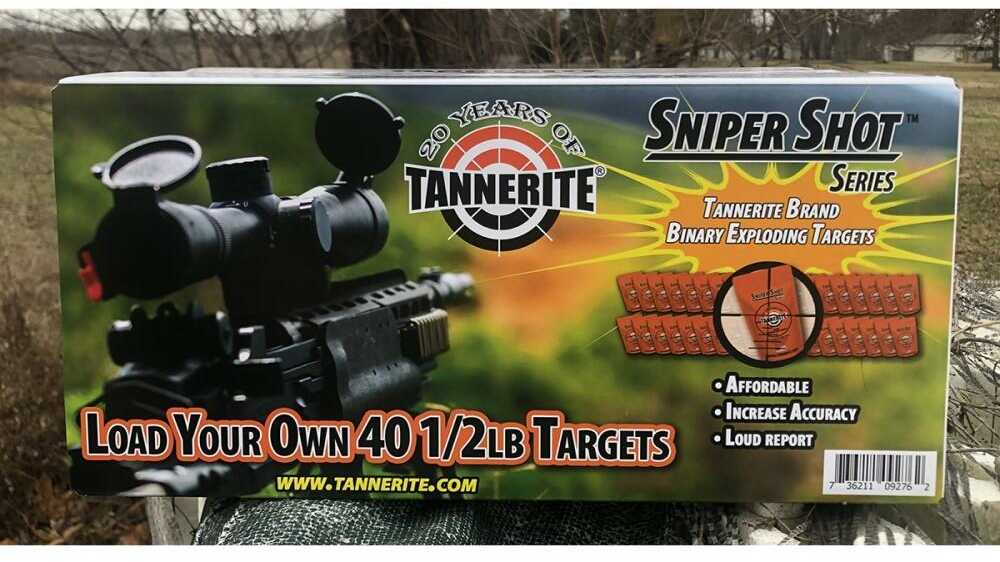 Tannerite Sniper Shot Series Propack 40 Case Of 1/2 Load Your Own Targets