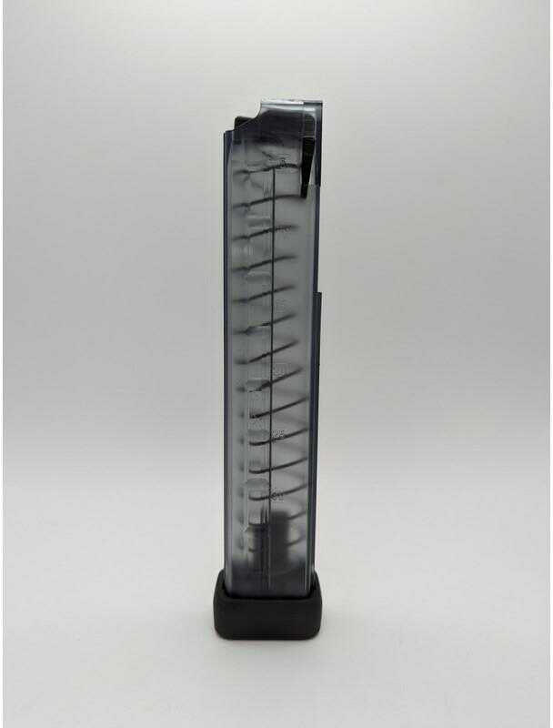 B&T Firearms BT30183N 30Rd 9mm Luger Fits MP9/TP9/APC9/SPC9 Translucent Black Polymer W/Bumper
