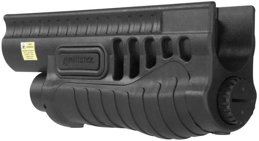 Nightstick Shotgun Forend Light With Green Laser Black For Mossberg 500/590/590A1/Shockwave 1200 Lumens