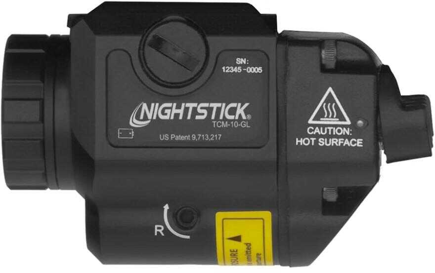 Nightstick Compact Handgun Light W/Green Laser For Glock
