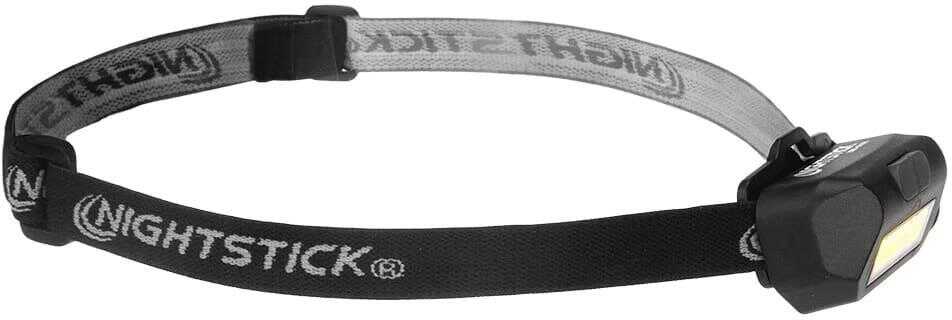 Nightstick Multi-Flood USB Headlamp 250 Lumens Black With Brim Clip