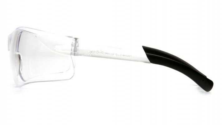 Pyramex ZTek Safety Glasses Black With Clear Lenses Dp1000 Earplugs