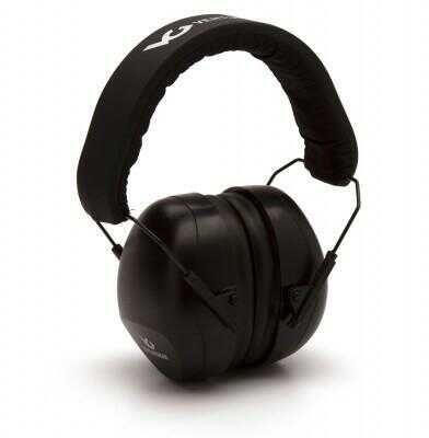 Pyramex Venture Gear V80 Muff 26 Db Over The Head Black Ear Cups With Headband Adult (Clamshell)