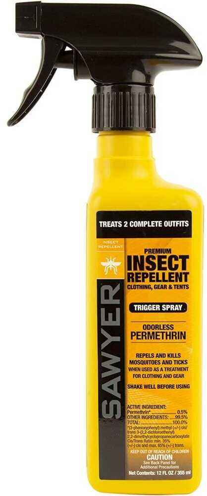 Sawyer Permethrin Repellent 12oz Trigger Spray Model: Sp649